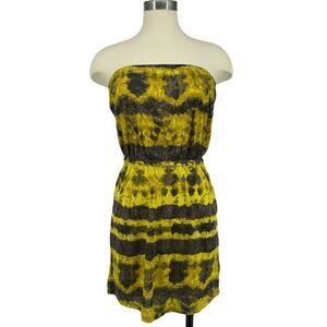 NWOT UO Ecote Strapless Abstract Dress